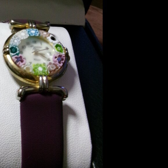 Beautiful Vintage Original Murano Glass Watch - Picture 2 of 10